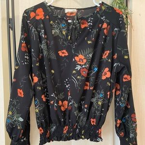 floral blouse